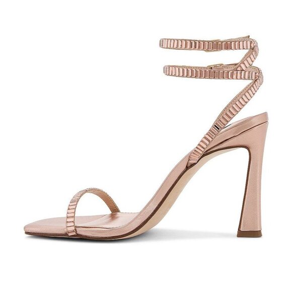 Steve Madden Womens Thierry High Heel in Rose Gold 9 with box Rhinestones - Picture 3 of 13